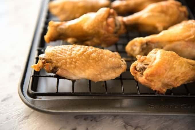 These crispy oven baked wings are so crispy, you will think they've been deep fried! You will be shocked how easy these are to make! recipetineats.com