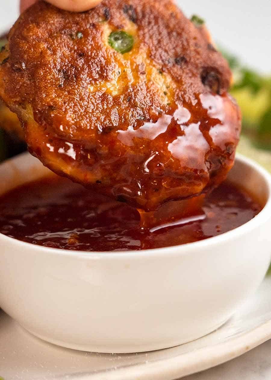 Sweet Chilli Sauce dipping sauce for Thai Fish Cakes