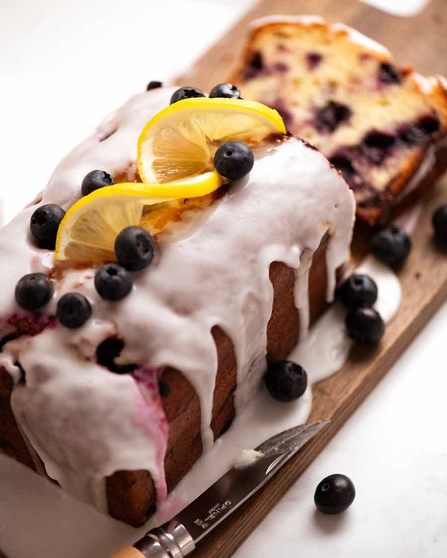 Lemon glaze for blueberry cark recipe
