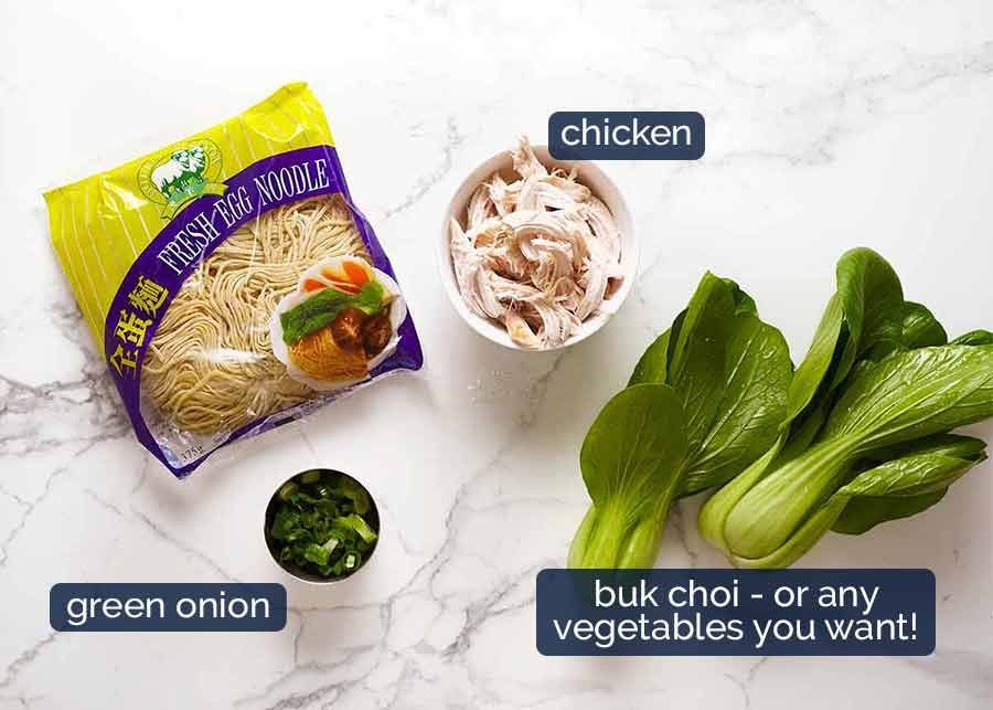 Add ins for Chinese Noodle Soup