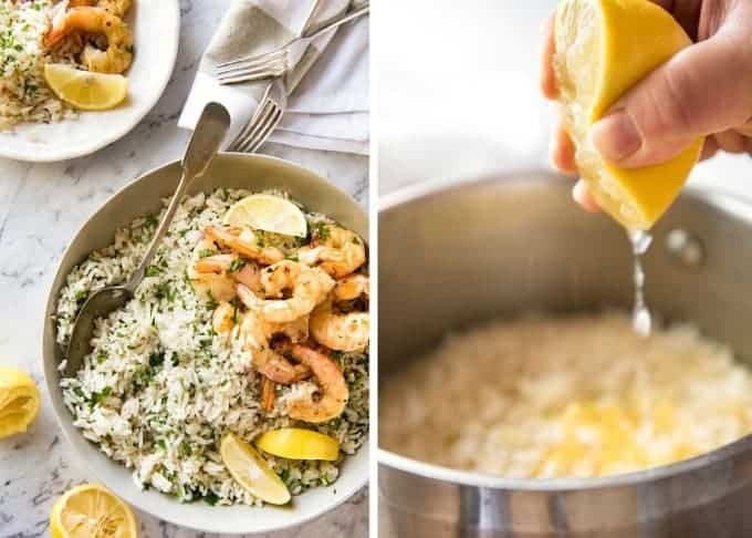 This Lemon Rice Pilaf is so delicious, it can be eaten plain! Lovely bright fresh lemon flavours with herbs. recipetineats.com