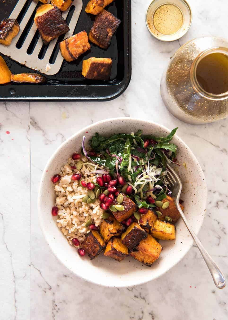 Pomegranate Molasses Dressing - An exotic sounding yet simple to make Middle Eastern dressing, fantastic with roasted vegetables. www.recipetineats.com