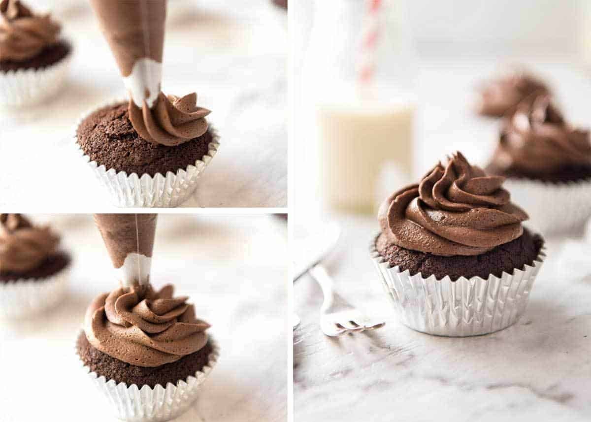 Chocolate Buttercream Frosting www.recipetineats.om