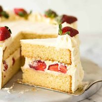 An exceptional, classic Vanilla Sponge Cake. Tender crumb, moist, keeps well for 3 days. A Cooks' Illustrated recipe. recipetineats.com