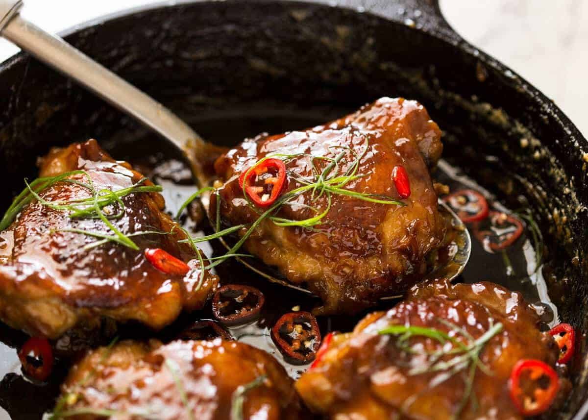 Vietnamese Coconut Caramel Chicken - 7 ingredient magic. The coconut fragrance is heavenly! www.recipetineats.com