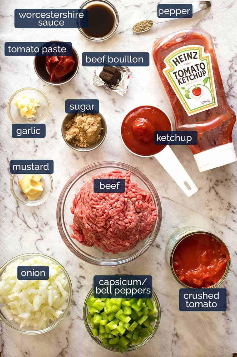 What goes in Sloppy Joes