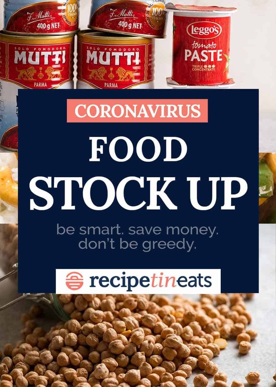 Coronavirus what food to stock up on