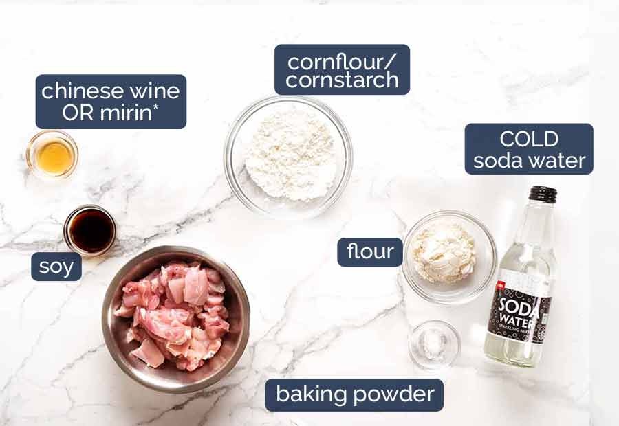 Honey Chicken ingredients