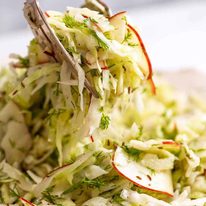 No Mayo Coleslaw (Apple Slaw)