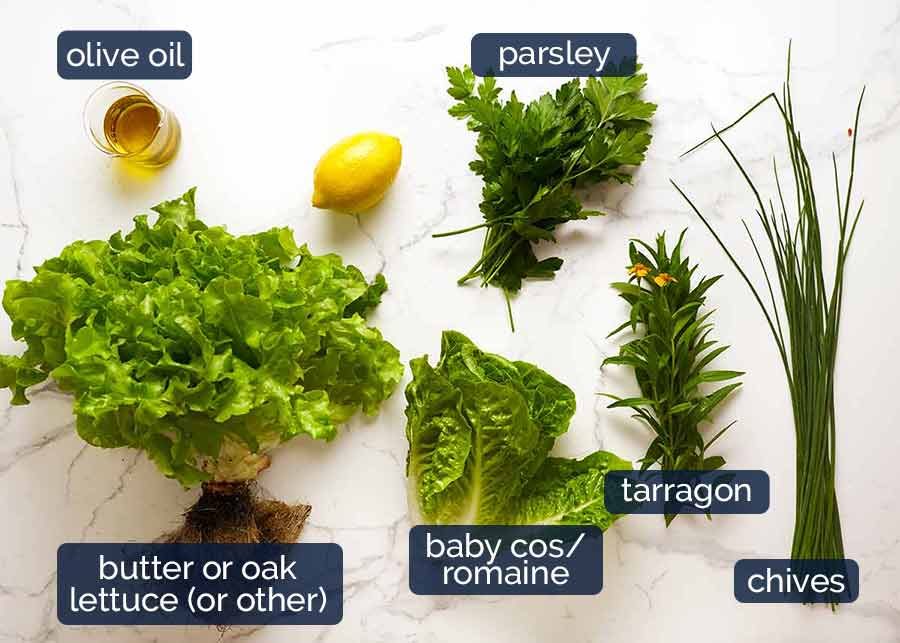 Ingredients in French Bistro Salad