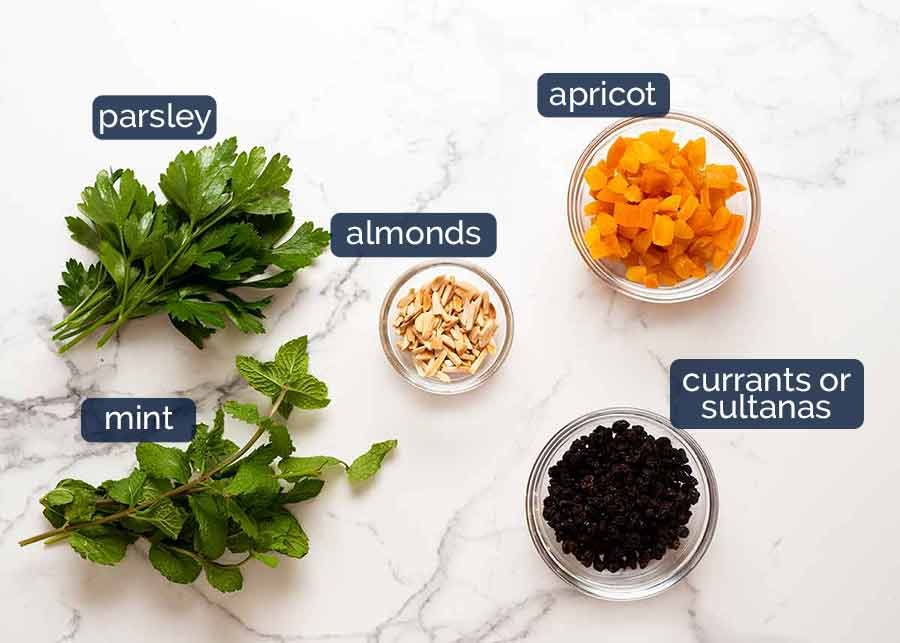 Couscous flavourings