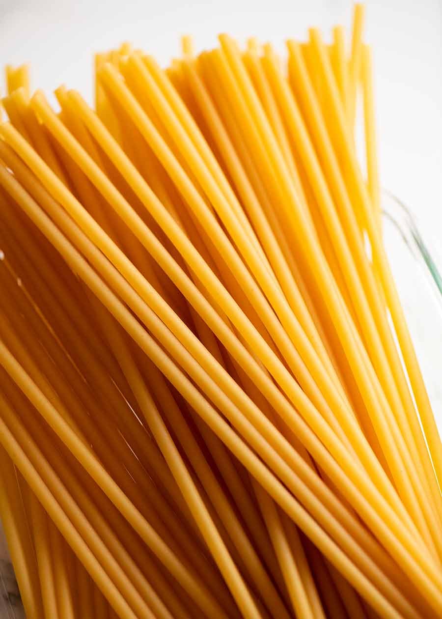 Bucatini Greek tube pasta for Pastitsio