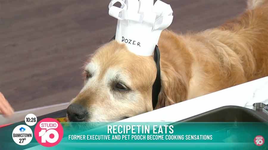 Nagi and Dozer on Studio 10 Channel 10 cookbook publicity tour