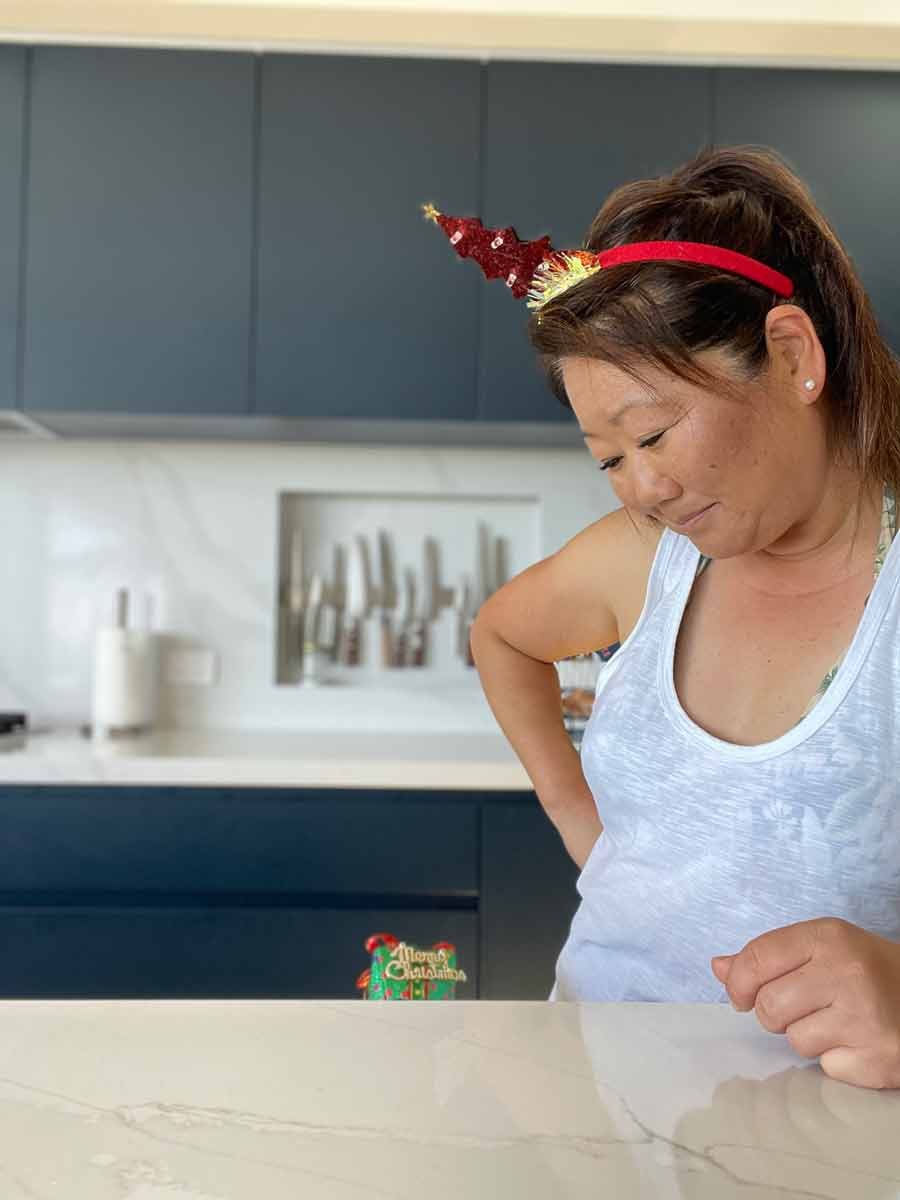 Nagi Dozer Christmas selfie 2022