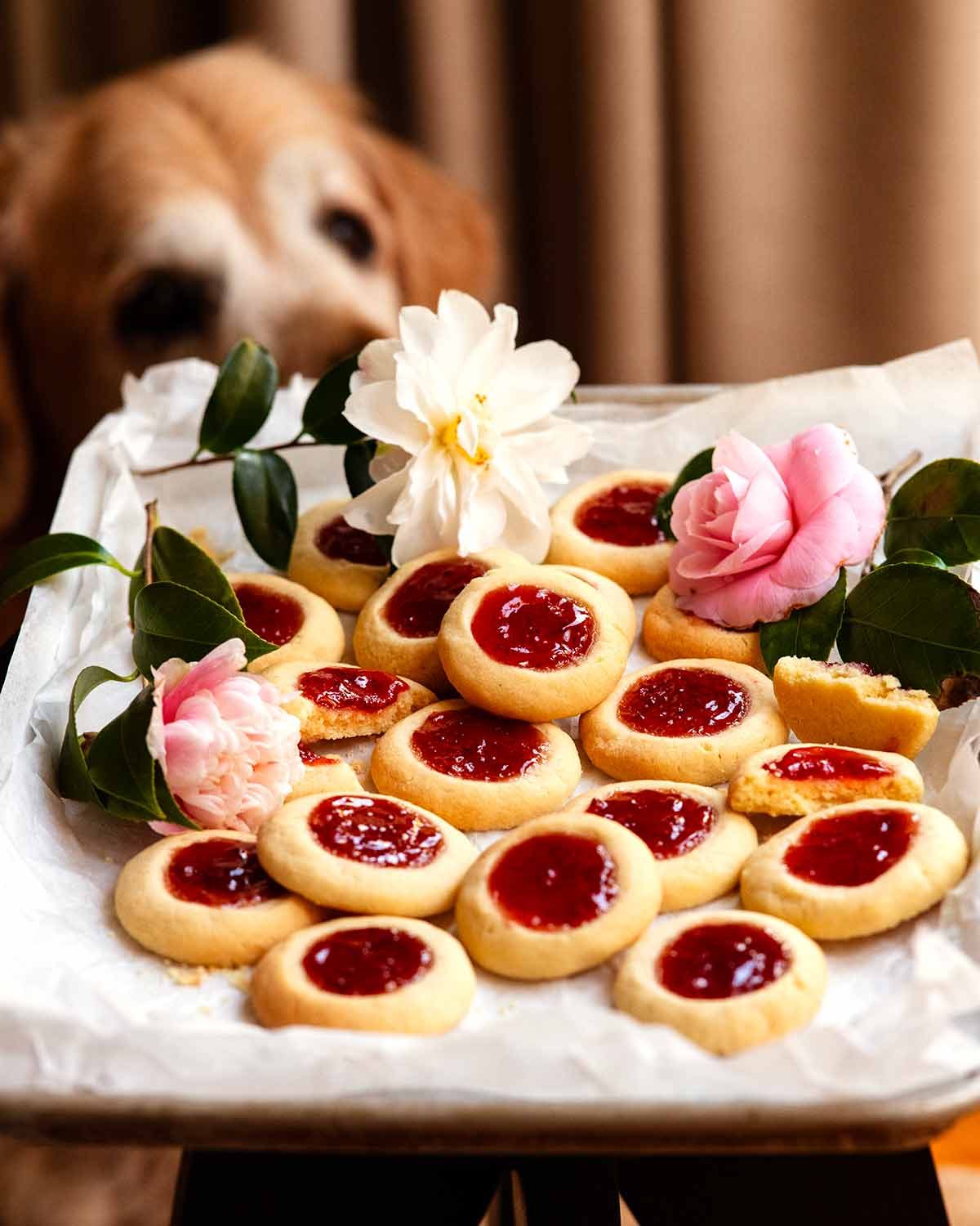 Jam drops - Thumbprint Cookies