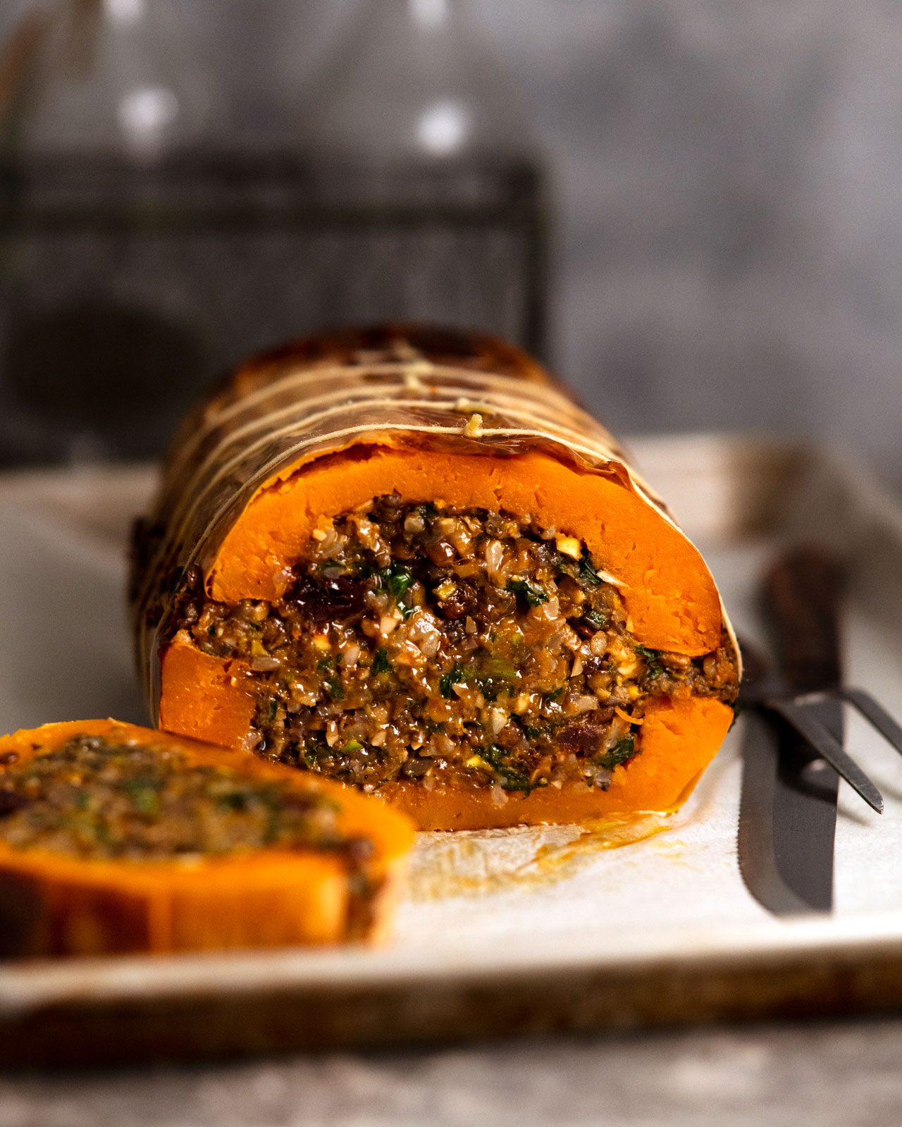 Stuffed butternut pumpkin from Dinner