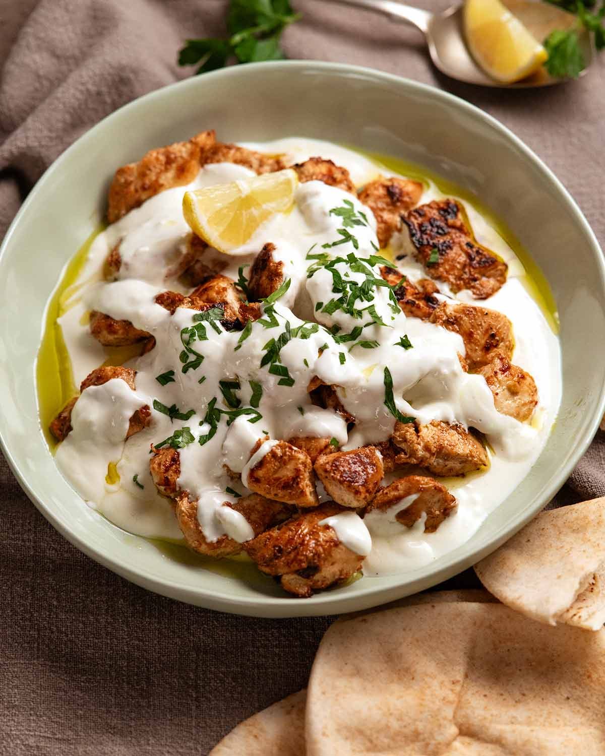 Lebanese Lemon Garlic Chicken - Al Aseel copycat