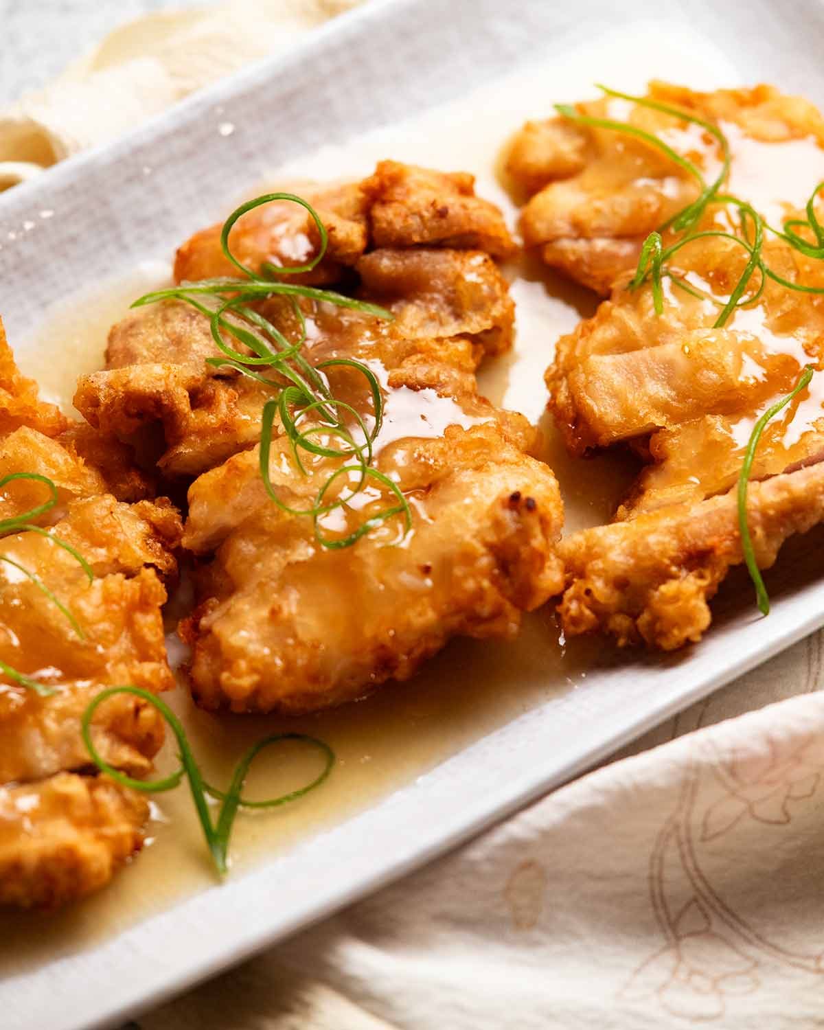Crispy Chinese Lemon Chicken