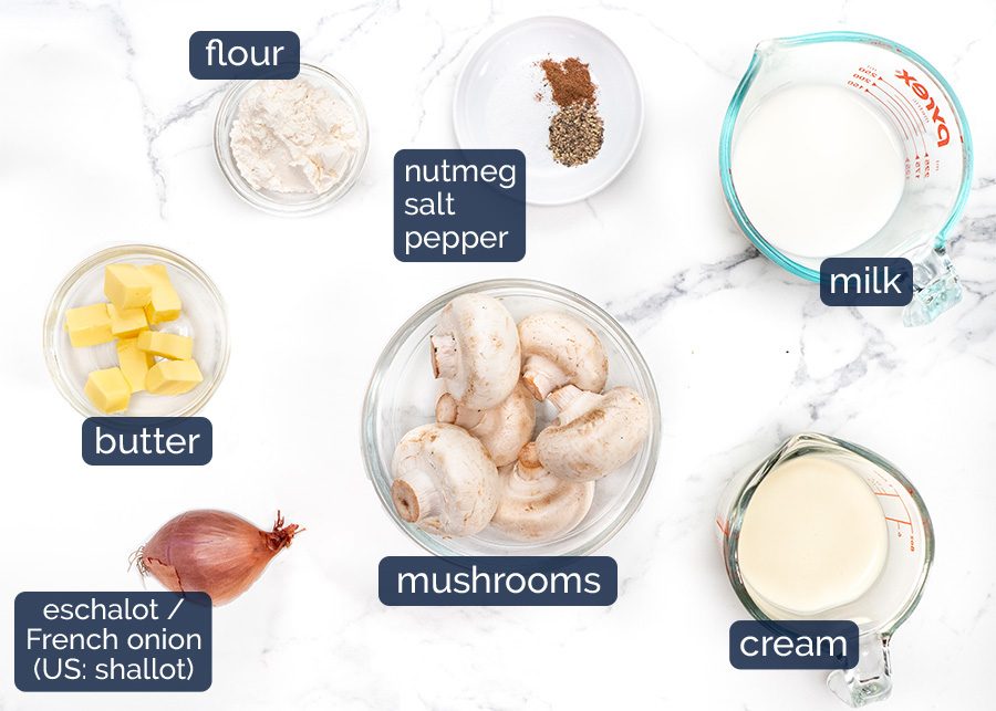 Coquilles Saint-Jacques Ingredients