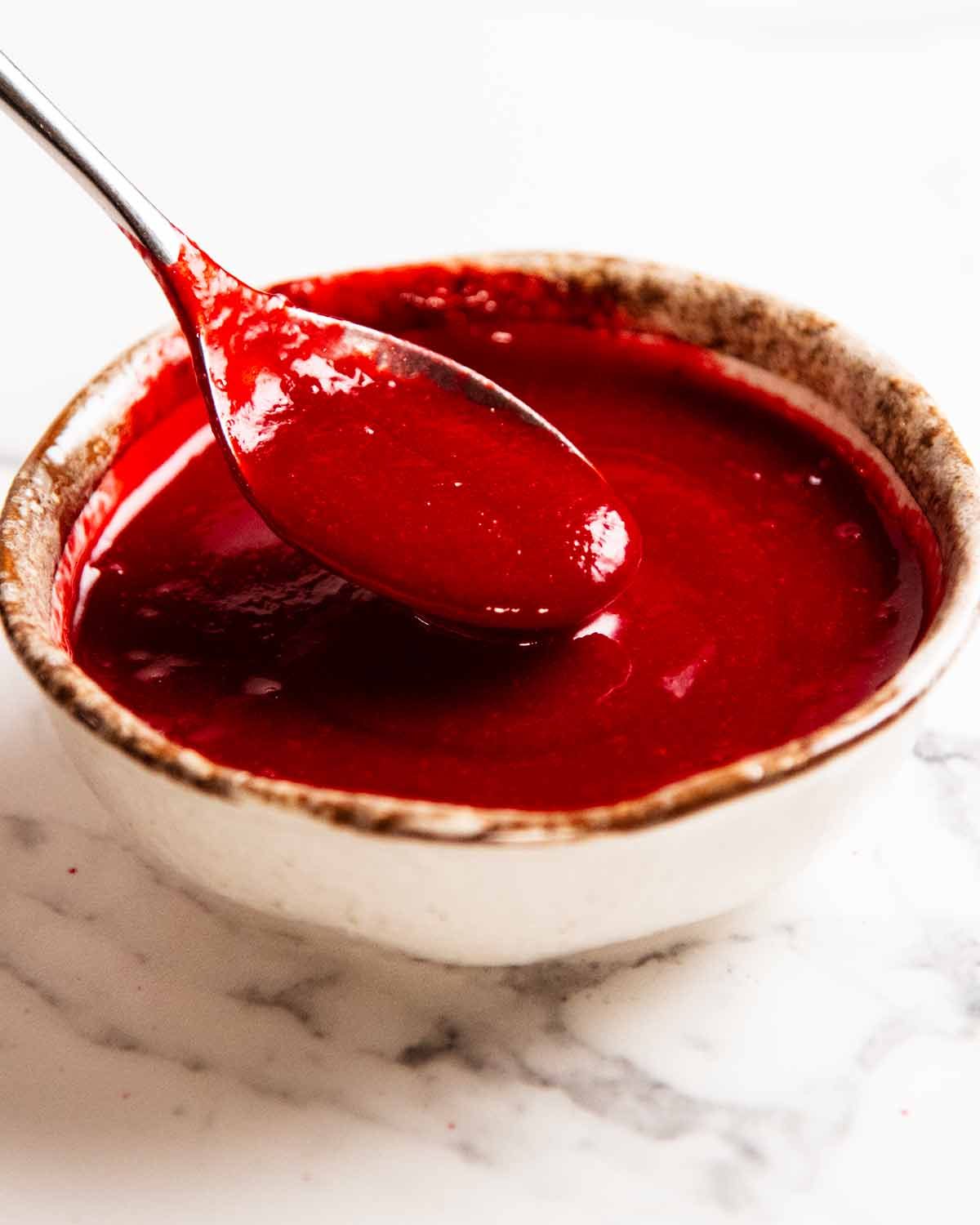 Raspberry coulis
