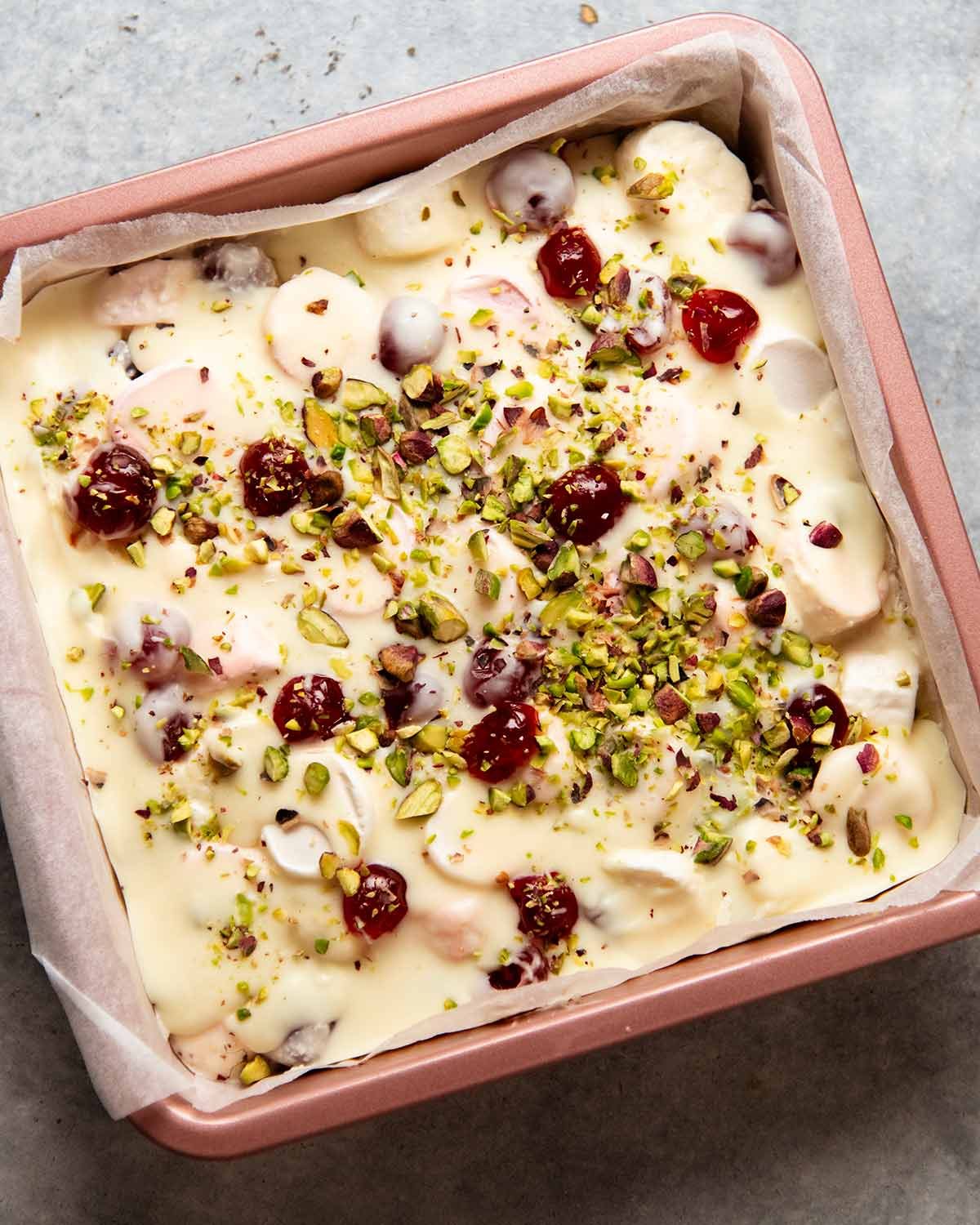 White Christmas Rocky Road