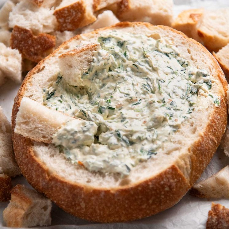 Spinach French Onion Cob Dip